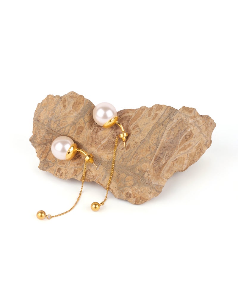 TAAHIRA Polly Pearl Earrings - Image 2